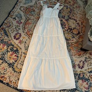 Gianna Bini maxi white dress size small